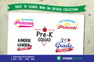 Back to School Iron on Design Collection