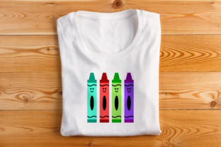 Cartoon Crayon Graphics for Crafts