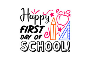 Happy First Day of School - Back to School Crafts