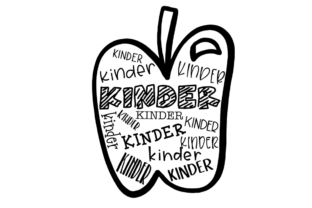 Kinder Apple Graphics for Crafts