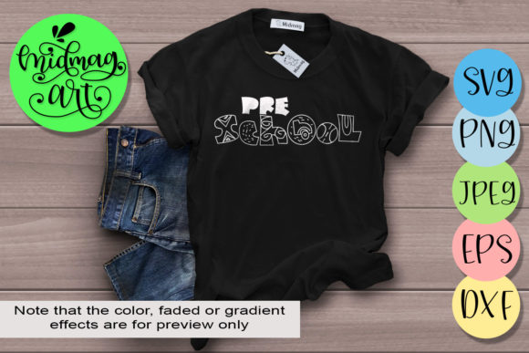 Preschool Graphics for Crafts and Digital Products
